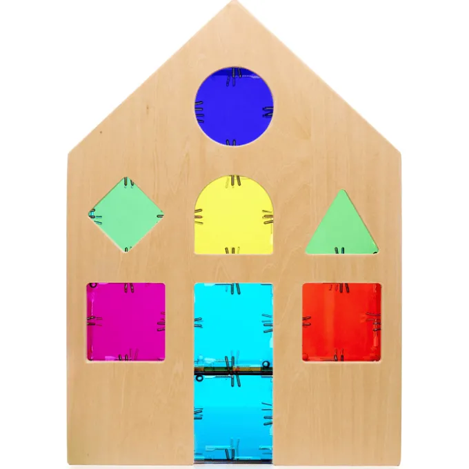 Polydron Crystal - Farbmischhaus, 49 Teile