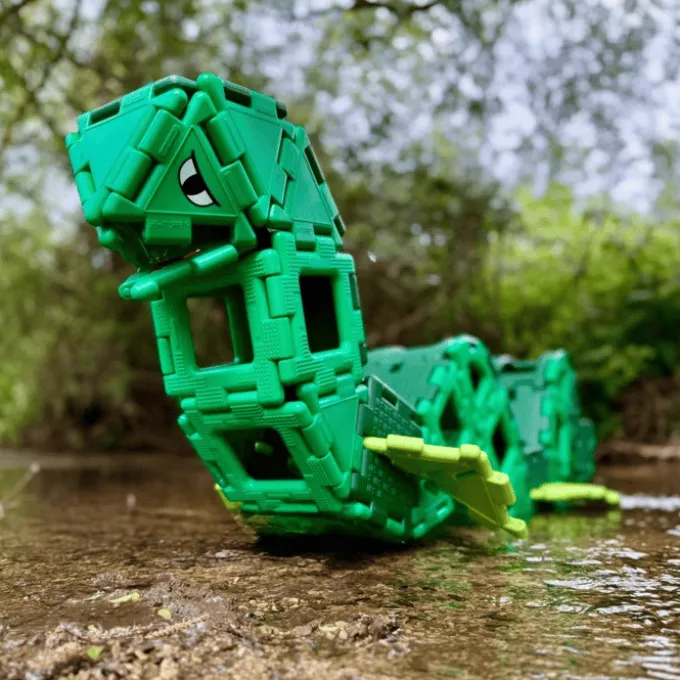 Polydron Large - Dinosaurier, 130 Teile