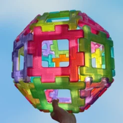 Polydron Large - Transparent, 60 Teile
