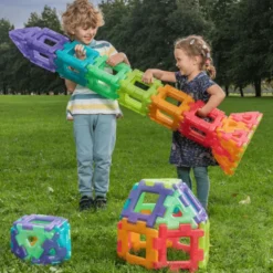 Polydron Large - Transparent, 60 Teile