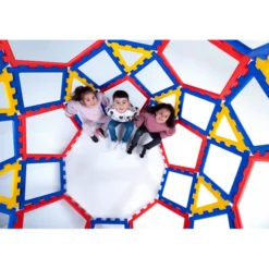 Polydron XL - Kuppel, 62 Teile