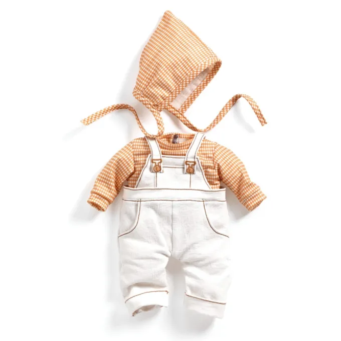 Pomea Puppenkleidung – Set mit Latzhose, Cannelle