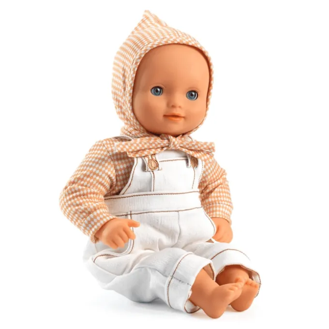 Pomea Puppenkleidung – Set mit Latzhose, Cannelle