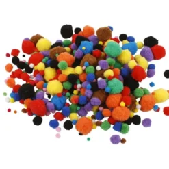 Pompons - versch. Farben, 42 g