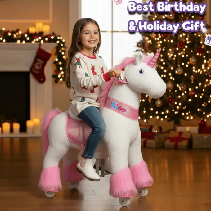 PonyCycle Einhorn - medium, rosa