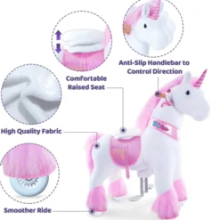 PonyCycle Einhorn - medium, rosa