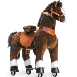 PonyCycle - Pferd, dunkelbraun, Blesse weiß, M/L