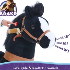 PonyCycle - Pferd, schwarz, Blesse weiß, M/L