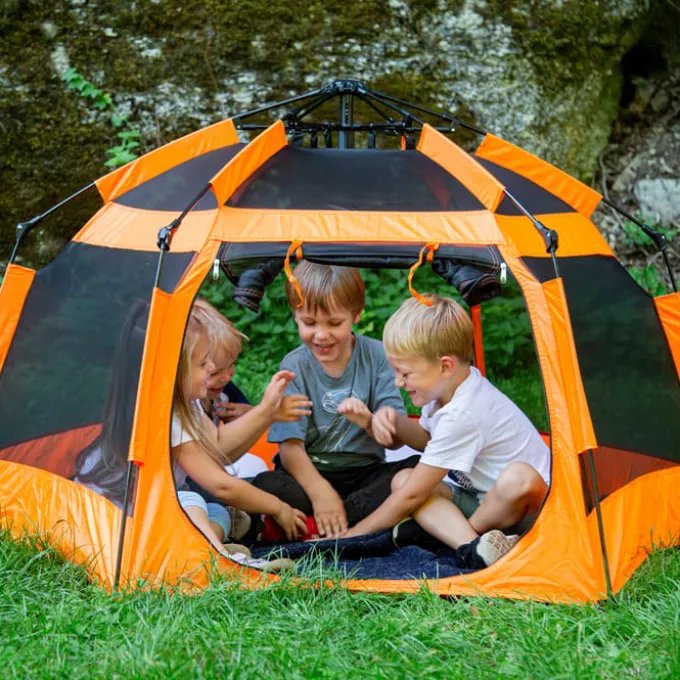 Pop-up-Kuschelhöhle Ø178 cm - Orange