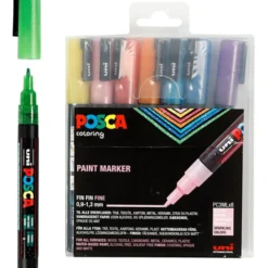 Posca Filzstifte PC-3M - Glitzer, 8 Stk.