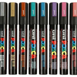 Posca Filzstifte PC-5M - metallic, 8 Stk.