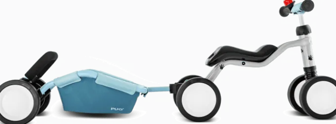 PUKY TRAILY - 2-in-1 Lauflernwagen & Anhänger