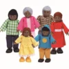 Puppen 11 cm - 6 Familienmitglieder