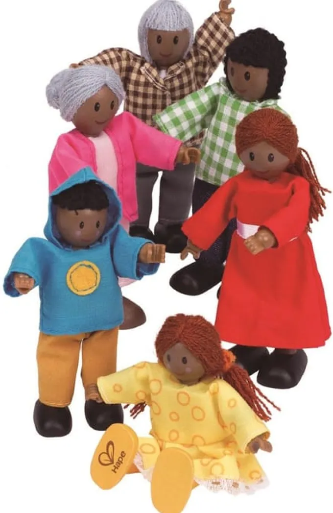 Puppen 11 cm - 6 Familienmitglieder