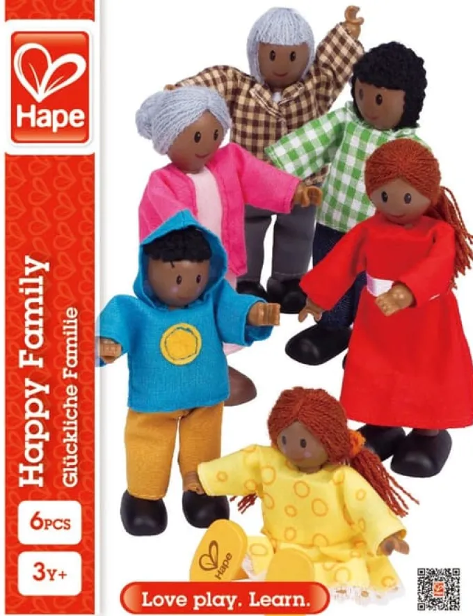 Puppen 11 cm - 6 Familienmitglieder