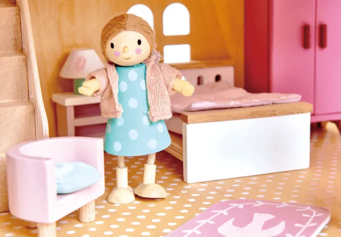 Puppenhausfigur - Frau Goodwood & Baby