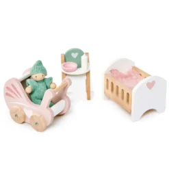 Puppenhausmöbel - Babyzimmer
