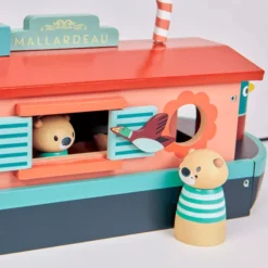 Puppenhauszubehör - Das Hausboot der Otter