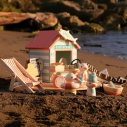 Puppenhauszubehör - Die Strandhütte der Möwen