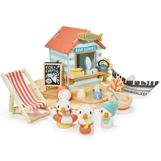 Puppenhauszubehör - Die Strandhütte der Möwen