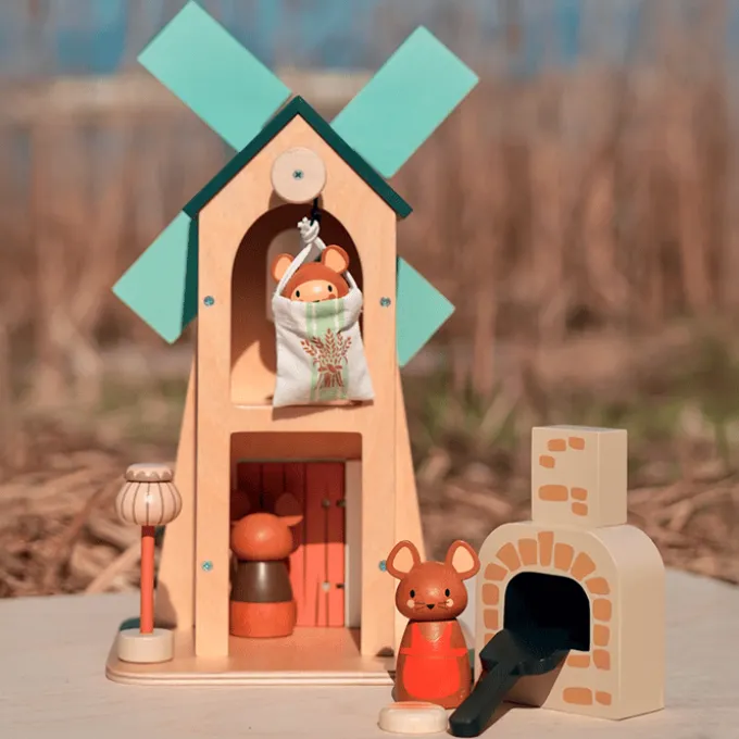 Puppenhauszubehör - Die Windmühle der Mäuse