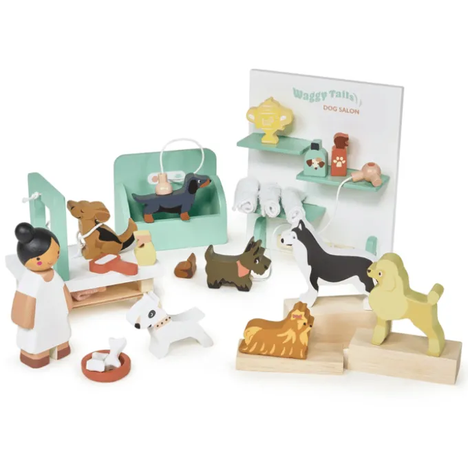 Puppenhauszubehör - Hundesalon