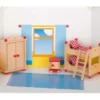 Puppenhaus Zubehör - klassisches Kinderzimmer