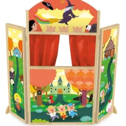 Puppentheater aus Holz - Märchen