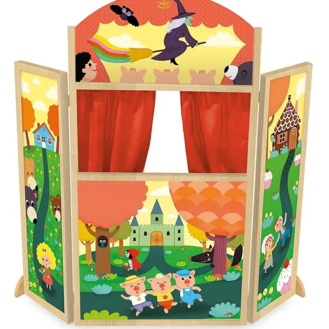 Puppentheater aus Holz - Märchen