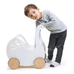Puppenwagen Schwan