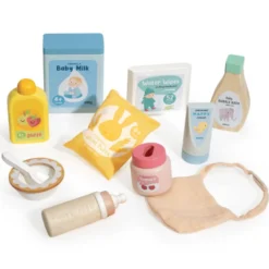 Puppenzubehör – Babypflegeset, 11 Teile