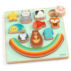 Puzz & Boom Rainbow – 2-in-1 Balancespiel