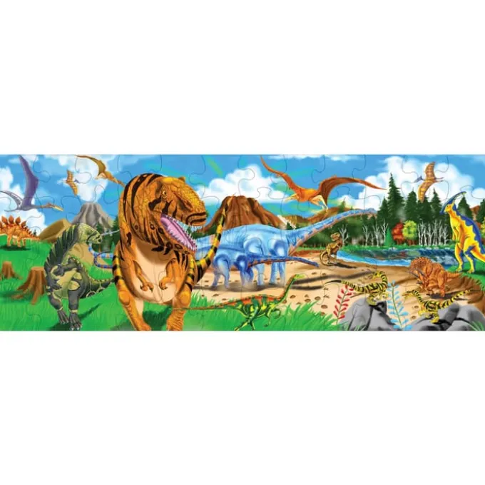 Puzzle Boden - Dinosaurier, 48 Teile