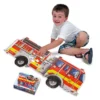 Puzzle Boden - Feuerwehrauto, 48 Teile