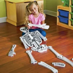 Puzzle Boden - Skelett aus Schaumstoff