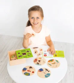Puzzlebox - Tierarten, 5 Stk.