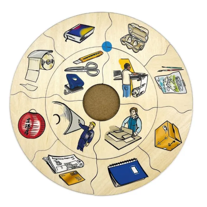 Puzzle in Box - Materialien, 5 Stk.