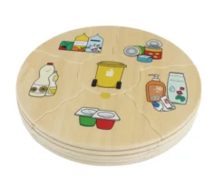 Puzzle in Schachtel - Mülltrennung, 5 Stk.