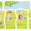 Puzzle in Schichten - Jahreszeiten