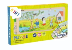 Puzzle in Schichten - Jahreszeiten