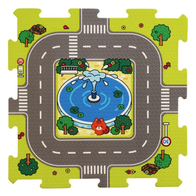 Puzzlematte - Spielunterlage Stadt & Straßen
