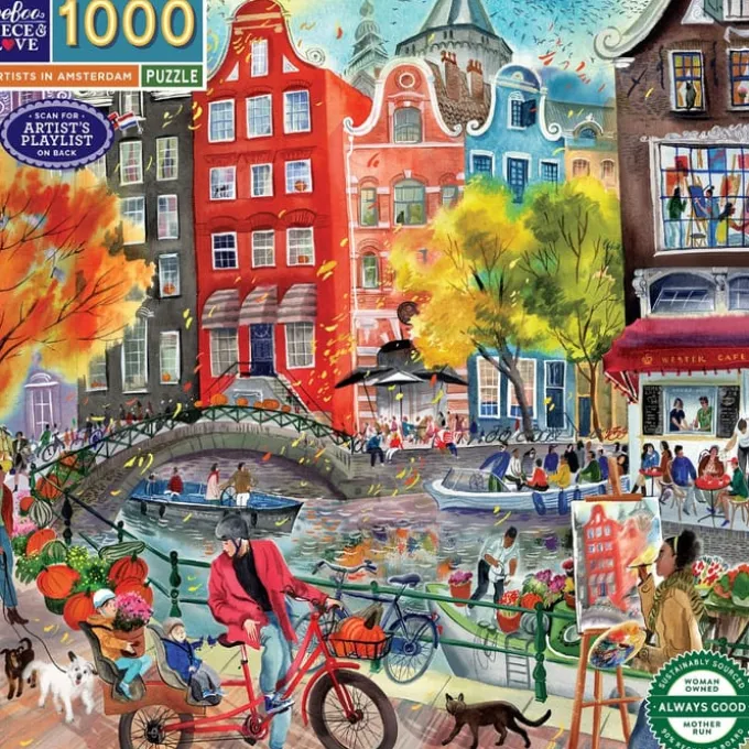 Puzzle mit 1.000 Teilen - Artists in Amsterdam