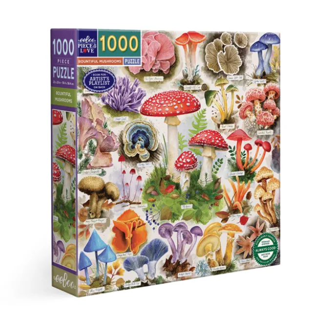Puzzle mit 1.000 Teilen - Bountiful Mushrooms
