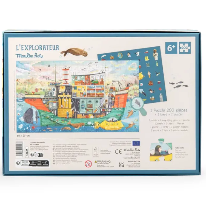 Puzzle mit 200 Teilen – Das Schiff des Entdeckers