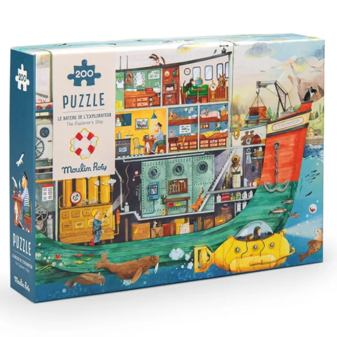 Puzzle mit 200 Teilen – Das Schiff des Entdeckers