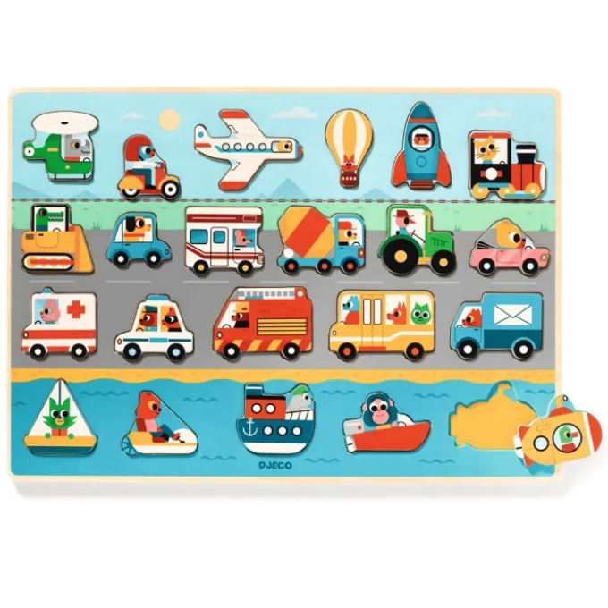 Puzzle mit 22 Teilen – Fahrzeuge