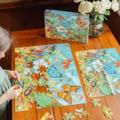 Puzzle mit 100 Teilen - Insekten