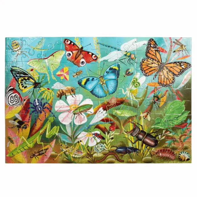 Puzzle mit 100 Teilen - Insekten