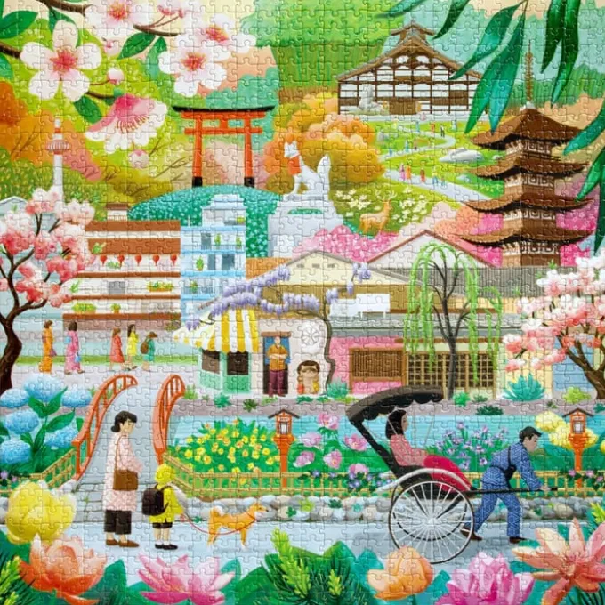 Puzzle mit 1.000 Teilen - Jahreszeiten in Kyoto