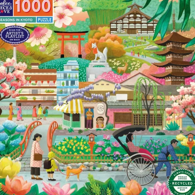 Puzzle mit 1.000 Teilen - Jahreszeiten in Kyoto